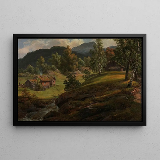 Johan Christian Dahl - Farm at Lysekloster.webp