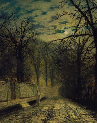 John Atkinson Grimshaw - A Moonlit Street.webp