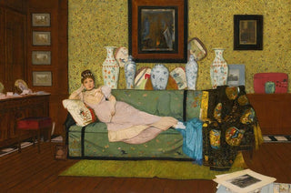 John Atkinson Grimshaw - A Reverie In The Artists House.webp