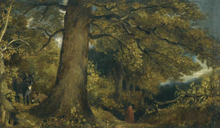 John Constable - A Young Girl In A Woodland Landscape.webp