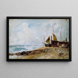 John Constable - Coast Scene Near Brighton.webp