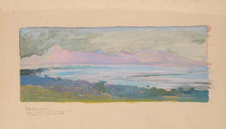 John La Farge - The Island of Moorea Looking across the Strait from Tahiti January 1891.webp