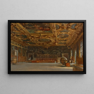 John Singer Sargent - Hall of the Grand Council Doges Palace Venice.webp
