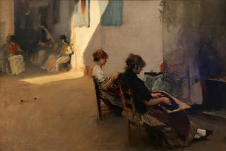 John Singer Sargent - The bead threaders of venice.webp