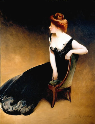 John White Alexander - Portrait of Mrs V Mrs Herman Duryea.webp