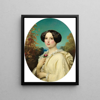 Jozef Van Lerius - Portrait de jeune fille.webp