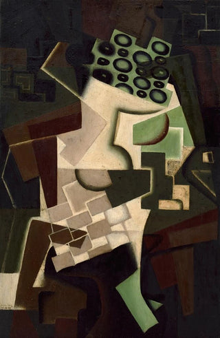 Juan Gris - Fruit Dish on a Checkered Tablecloth.webp