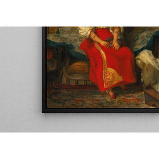 Juive de Tanger en Costume d'Appart - Eugène Delacroix | Reproduction Tableau Décoration murale affiche copie