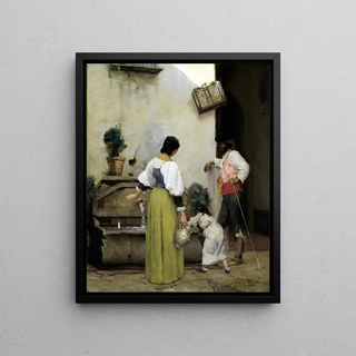 Julian Alden Weir - At the Water Trough.webp