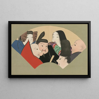 Kamisaka Sekka - Six Poetic Immortals Rokkasen.webp