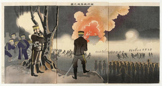 Kobayashi Kiyochika - The Fall of Chinchow Fort.webp