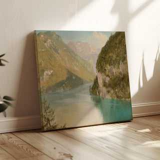 Königssee, Bavière - Frederic Edwin Church | Reproduction Tableau Décoration murale affiche copie