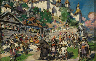 Konstantin Alexeevich Korovin - With bears in Siberia.webp