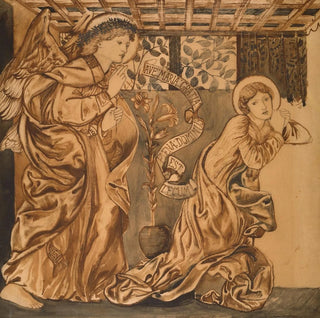 L'Annonciation - Sir Edward Coley Burne-Jones