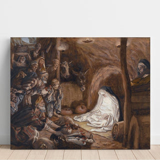 L'adoration des bergers - James Tissot | Reproduction Tableau Décoration murale affiche copie
