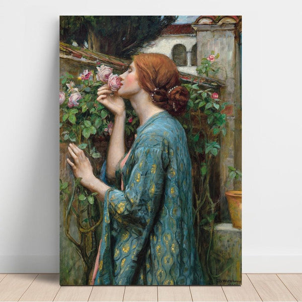 Reproductie van het schilderij L'ziel van de roos - John William Waterhouse