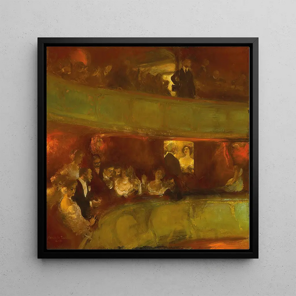 L'entracte souvenir d'Italie - Gaston La Touche — ingelijst kunstwerk aan de muur