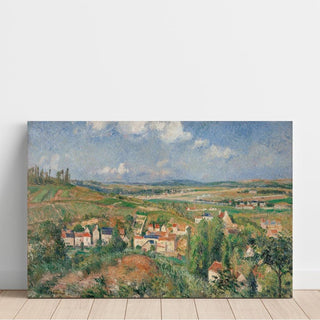 L'hermitage en été, Pontoise - Camille Pissarro | Reproduction Tableau Décoration murale affiche copie
