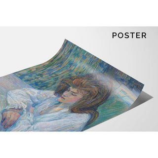 La Liseuse - Henri de Toulouse-Lautrec | Reproduction Tableau Décoration murale affiche copie