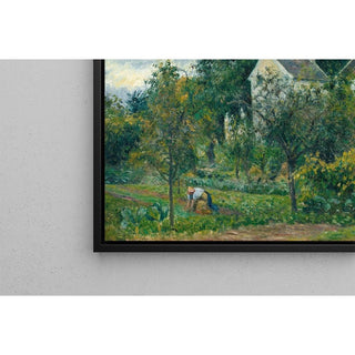 La Maison Rondest et son jardin à l'Hermitage, Pontoise - Camille Pissarro | Reproduction Tableau Décoration murale affiche copie