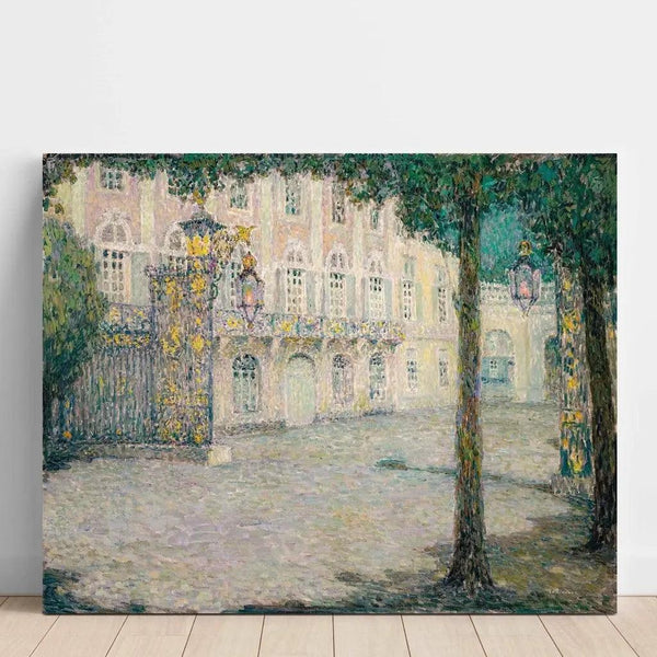 Reproductie van het schilderij La Place de la Carrière au clair de lune à Nancy