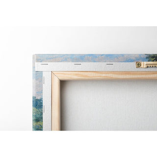 La Tamise avec Hampton Church - Alfred Sisley | Reproduction Tableau Décoration murale affiche copie