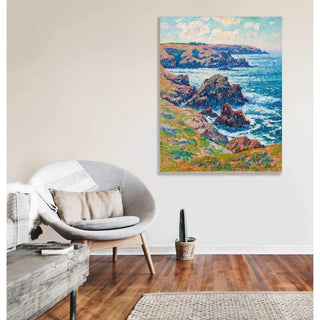La Terre De Cléden, Point De Raz, Finistère - Henry Moret | Reproduction Tableau Décoration murale affiche copie