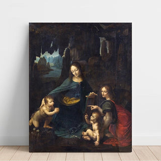 La Vierge aux rochers - Léonard de Vinci | Reproduction Tableau Décoration murale affiche copie