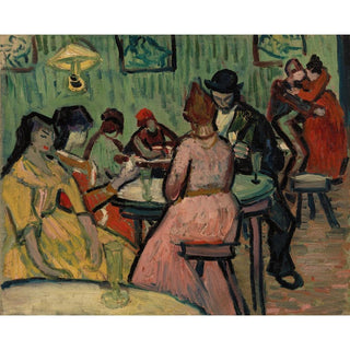 La maison close Le Lupanar - Vincent van Gogh | Reproduction Tableau Décoration murale affiche copie