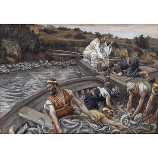 La pêche miraculeuse - James Tissot | Reproduction Tableau Décoration murale affiche copie