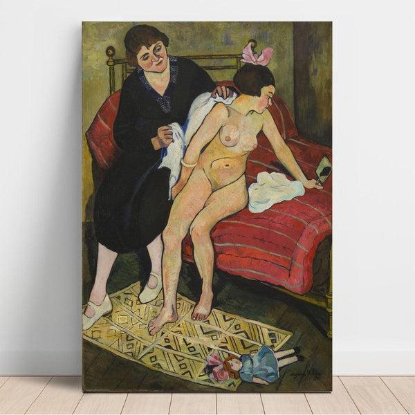Reproductie van het schilderij La poupée abandonnée - Suzanne Valadon