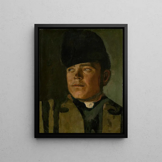 Ladislav Mednynszky - Groom in a Fur Cap.webp