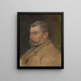 Ladislav Mednynszky - Portrait of Brotherinlaw tefan Czbel.webp