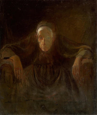 Ladislav Mednynszky - Study of an Old Woman.webp