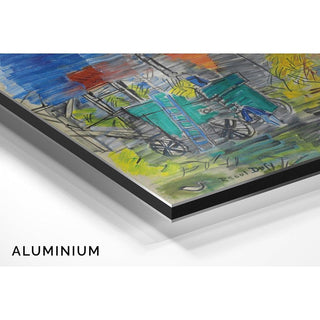 Le Dépiquage Bleu - Raoul Dufy | Reproduction Tableau Décoration murale affiche copie