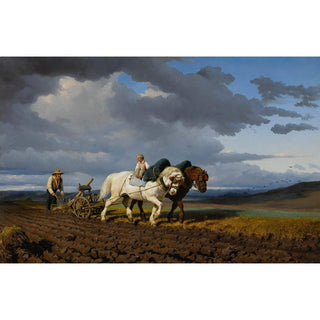 Le Labourage - Rosa Bonheur | Reproduction Tableau Décoration murale affiche copie