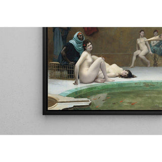 Le Marabout dans le bain du Harem - Jean-Léon Gérôme | Reproduction Tableau Décoration murale affiche copie