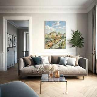 Le Pont Neuf - Camille Pissarro | Reproduction Tableau Décoration murale affiche copie