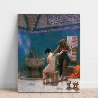 Le bain - Jean-Léon Gérôme | Reproduction Tableau Décoration murale affiche copie