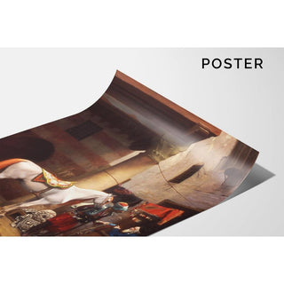 Le bazar de la selle, Le Caire - Jean-Léon Gérôme | Reproduction Tableau Décoration murale affiche copie