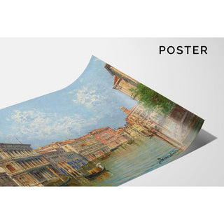 Le grand canal, Venise - Antonietta Brandeis | Reproduction Tableau Décoration murale affiche copie