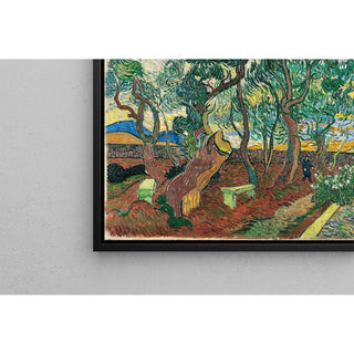 Le jardin de l'hôpital Saint-Paul - Vincent van Gogh | Reproduction Tableau Décoration murale affiche copie