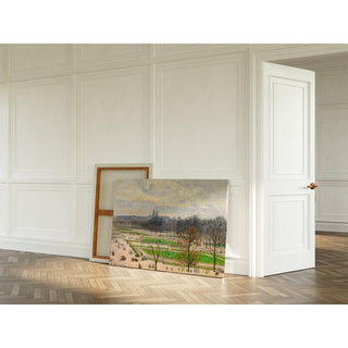 Le jardin des Tuileries un après-midi d'hiver - Camille Pissarro | Reproduction Tableau Décoration murale affiche copie