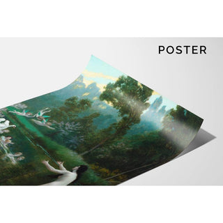 Léda et le cygne - Jean-Léon Gérôme | Reproduction Tableau Décoration murale affiche copie