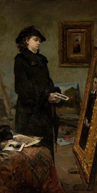 Leon Wyczkowski - In the painters studio.webp