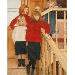 Les Enfants de Monsieur Neve - Fernand Khnopff | Reproduction Tableau Décoration murale affiche copie