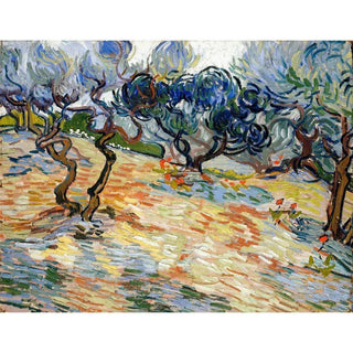 Les Oliviers - Vincent Van Gogh | Reproduction Tableau Décoration murale affiche copie