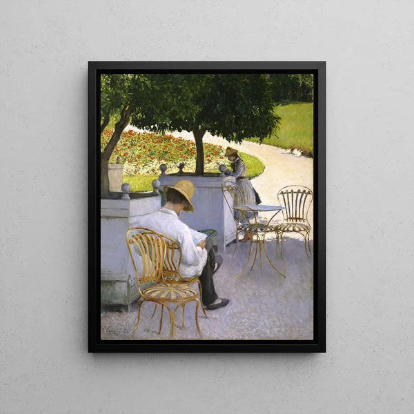 Reproductie van het schilderij De Sinaasappelbomen - Gustave Caillebotte