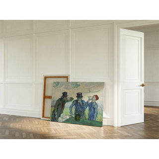 Les buveurs - Vincent van Gogh | Reproduction Tableau Décoration murale affiche copie