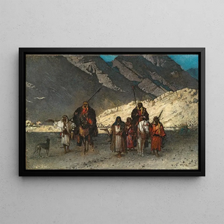 Lon Bonnat - Arabian Sheikhs in the Mountains.webp